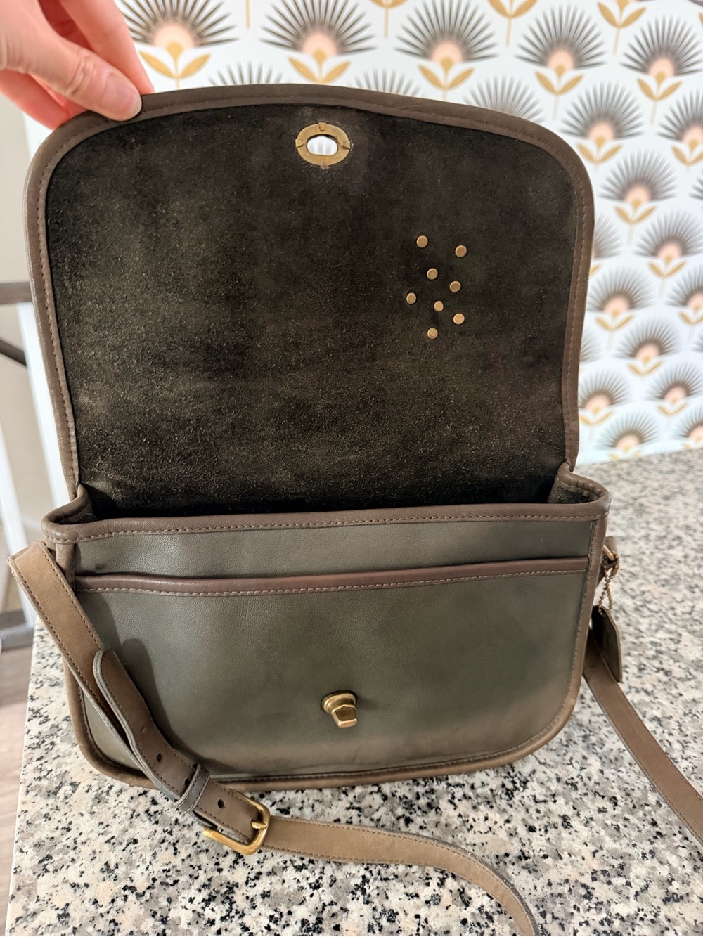 Altered Vintage Coach City Bag - Picture 6 of 10